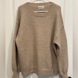 Princess Polly Tan Knit Sweater